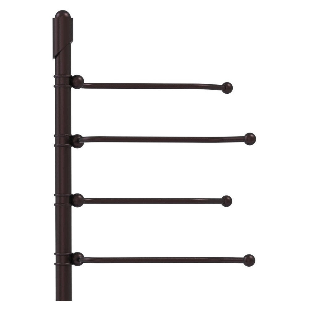 Allied Brass Soho Antique Copper Freestanding Towel Rack