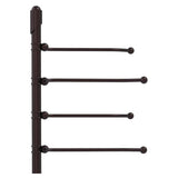 Allied Brass Soho Antique Copper Freestanding Towel Rack