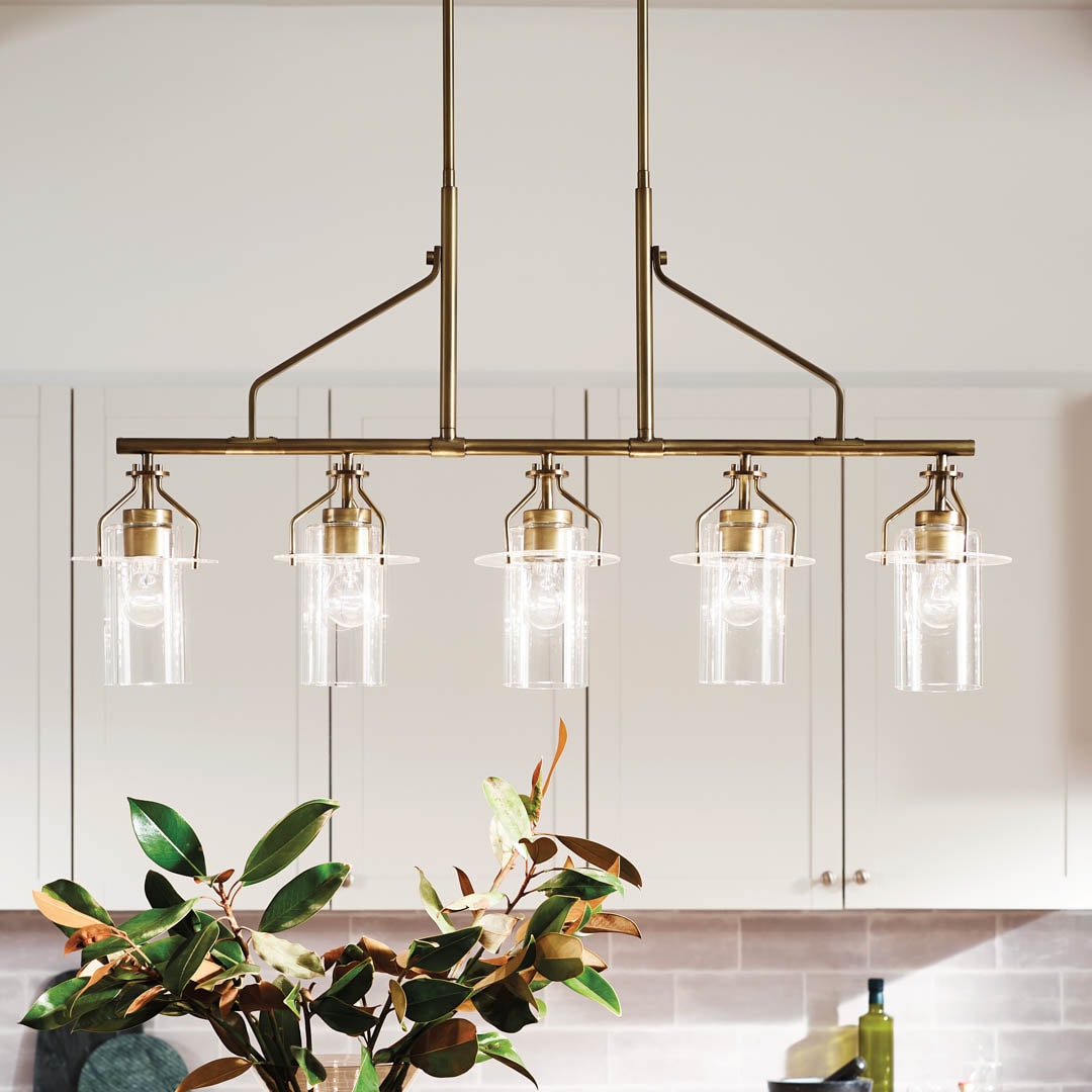 Kichler Everett 5-Light Gold Industrial Chandelier