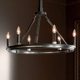 Kichler Emmala 6-Light Black Vintage Chandelier