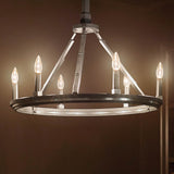 Kichler Emmala 6-Light Black Vintage Chandelier