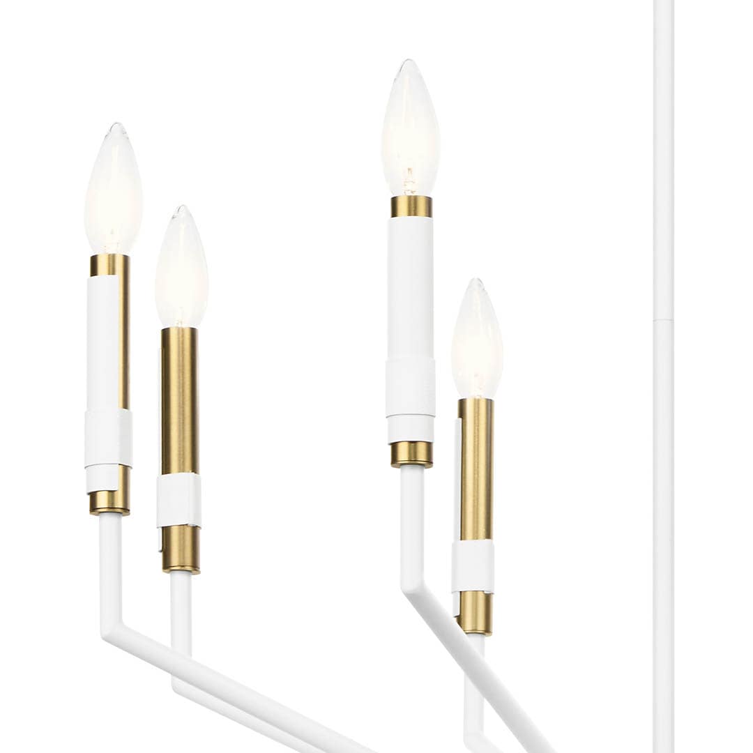 Kichler Armand 8-Light White Modern/Contemporary Chandelier