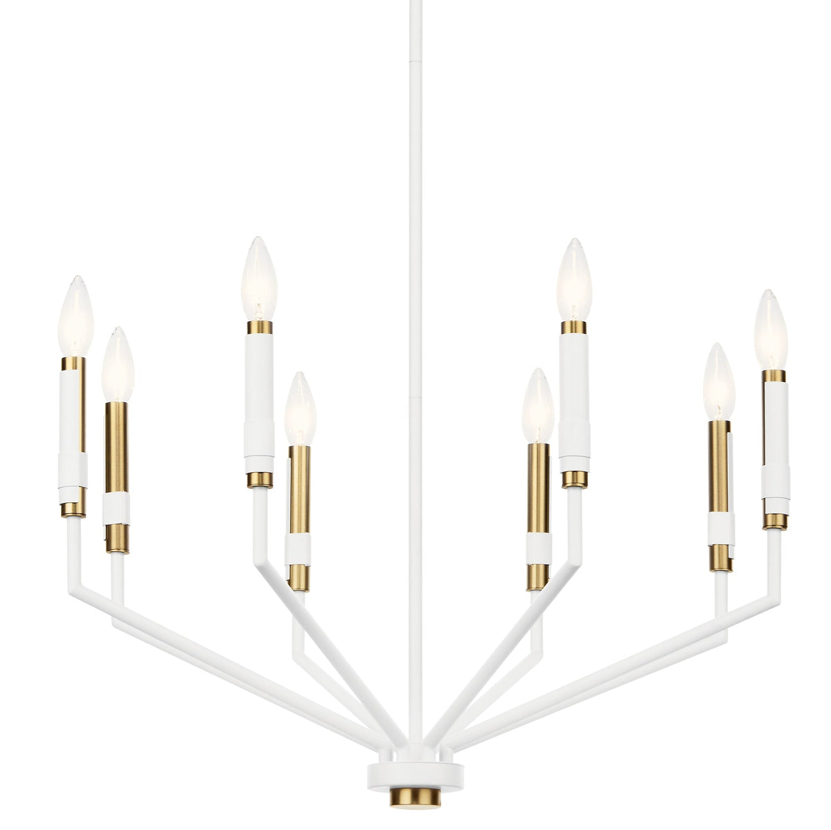 Kichler Armand 8-Light White Modern/Contemporary Chandelier