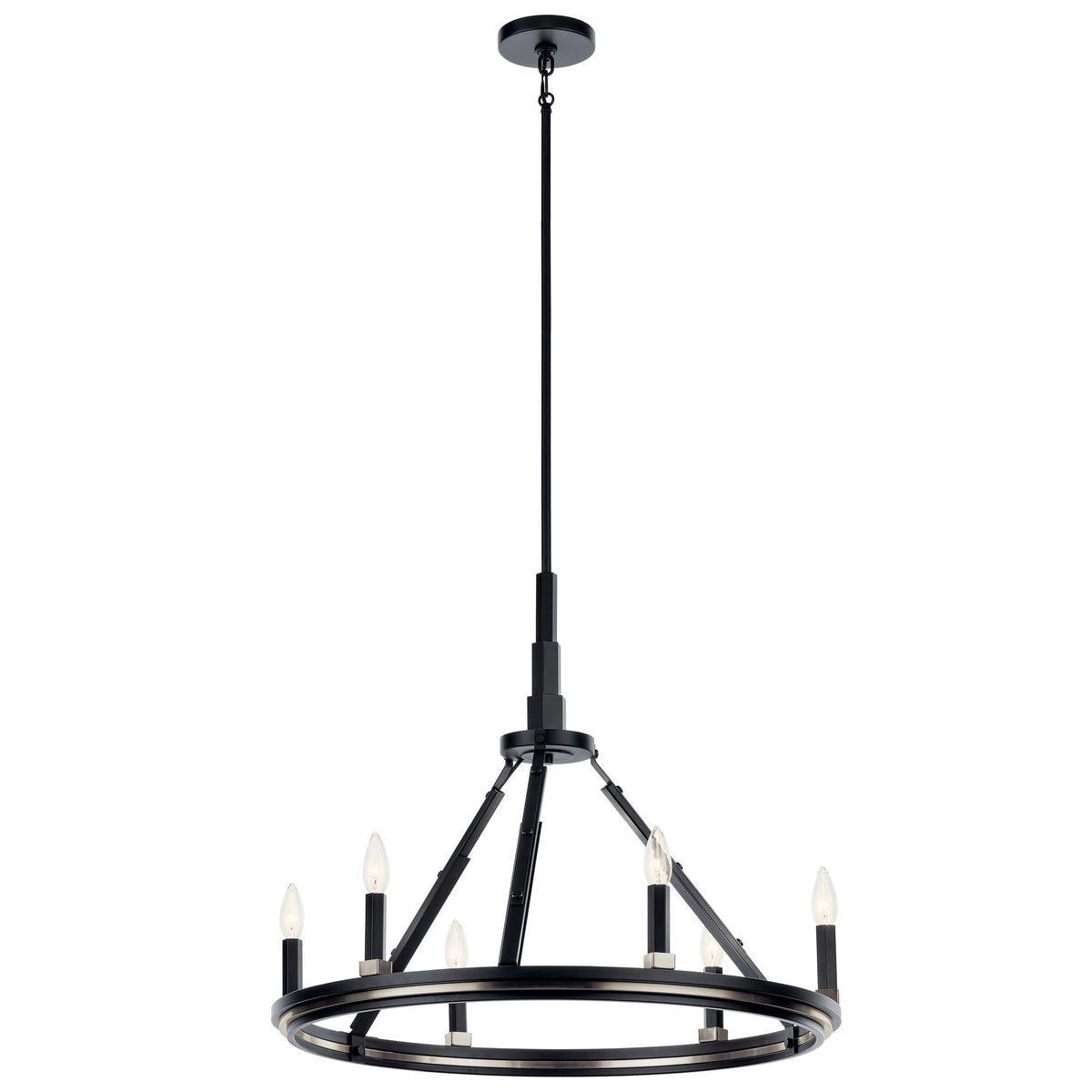 Kichler Emmala 6-Light Black Vintage Chandelier
