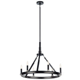 Kichler Emmala 6-Light Black Vintage Chandelier