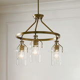 Kichler Everett 3-Light Gold Industrial Chandelier