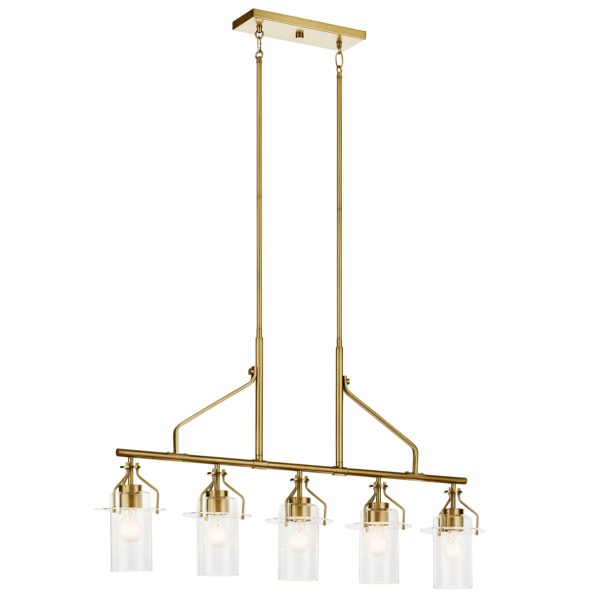 Kichler Everett 5-Light Gold Industrial Chandelier