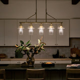 Kichler Everett 5-Light Gold Industrial Chandelier