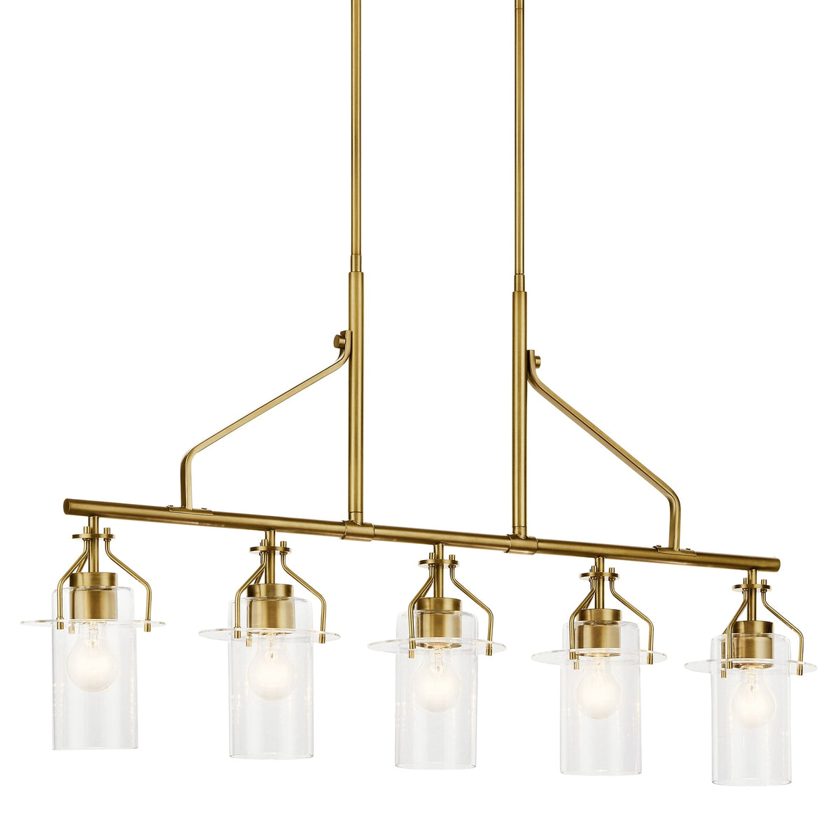 Kichler Everett 5-Light Gold Industrial Chandelier