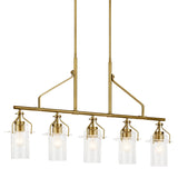 Kichler Everett 5-Light Gold Industrial Chandelier