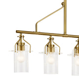 Kichler Everett 5-Light Gold Industrial Chandelier