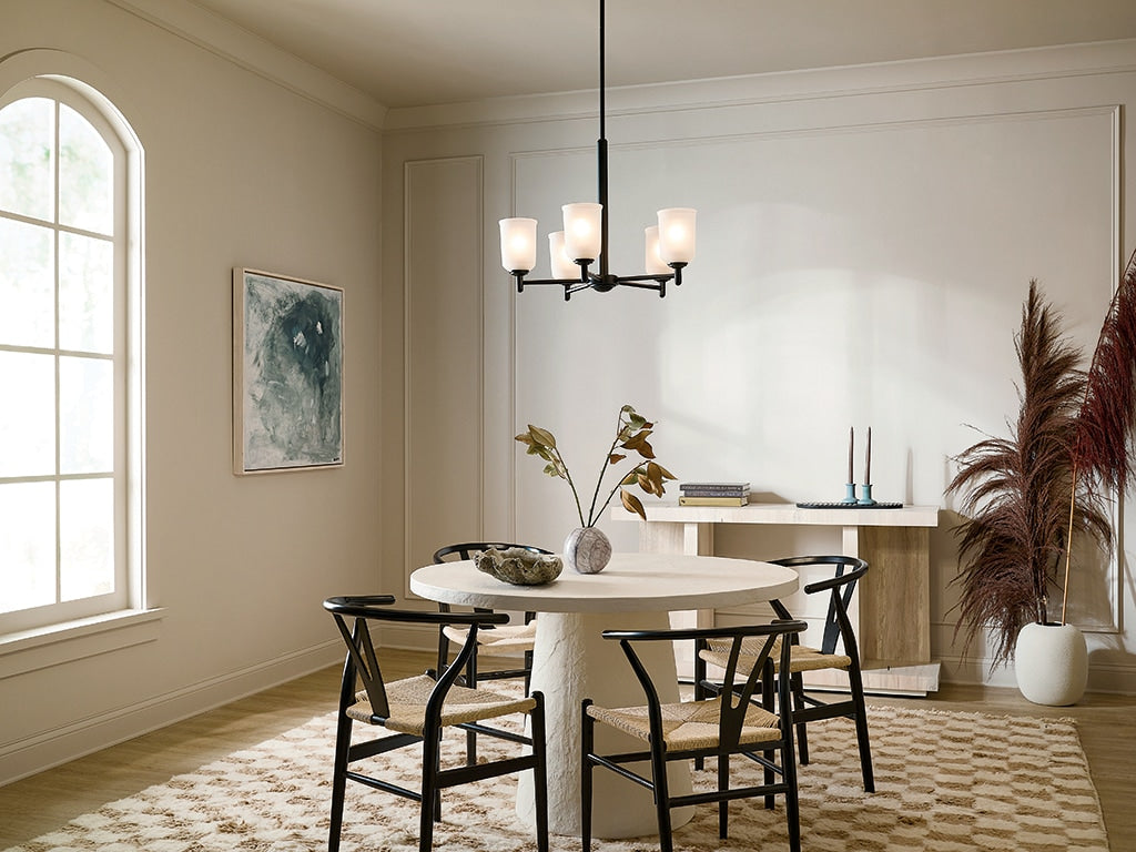 Kichler Shailene 5-Light Black Transitional Chandelier