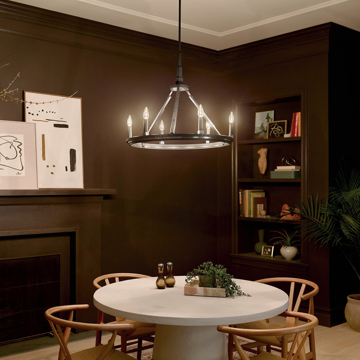 Kichler Emmala 6-Light Black Vintage Chandelier