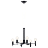 Kichler Torvee 6-Light Black Vintage Chandelier