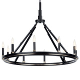 Kichler Emmala 10-Light Black Vintage Chandelier