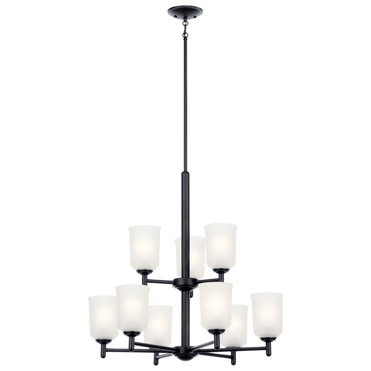 Kichler Shailene 9-Light Black Transitional Chandelier