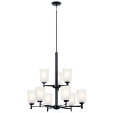 Kichler Shailene 9-Light Black Transitional Chandelier