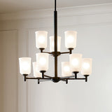 Kichler Shailene 9-Light Black Transitional Chandelier