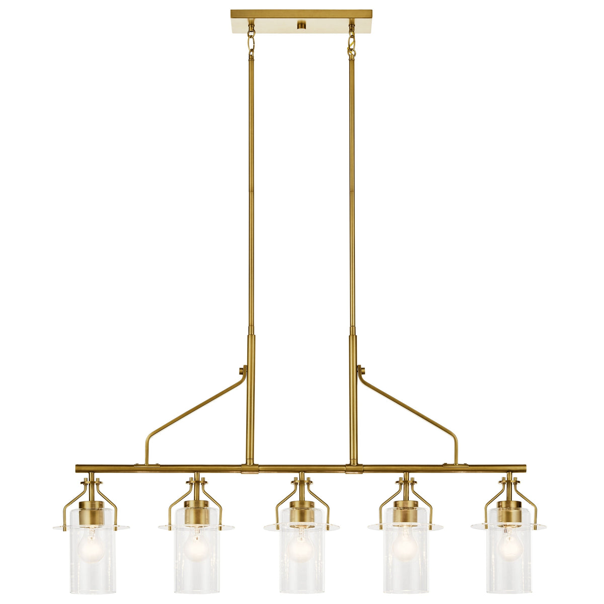 Kichler Everett 5-Light Gold Industrial Chandelier
