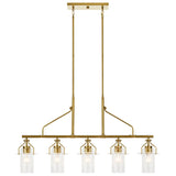 Kichler Everett 5-Light Gold Industrial Chandelier