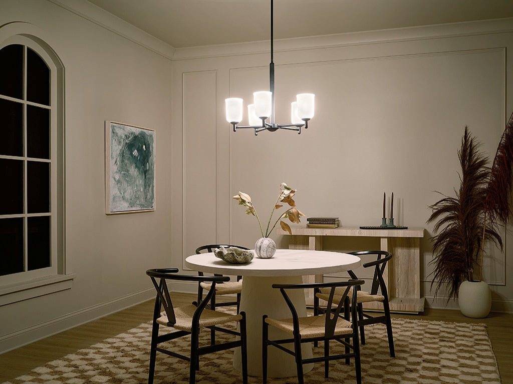 Kichler Shailene 5-Light Black Transitional Chandelier