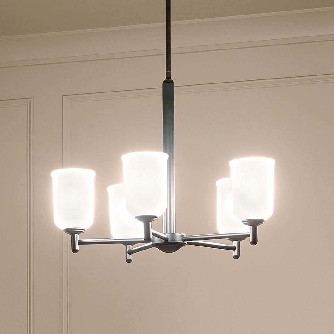 Kichler Shailene 5-Light Black Transitional Chandelier