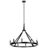 Kichler Emmala 10-Light Black Vintage Chandelier