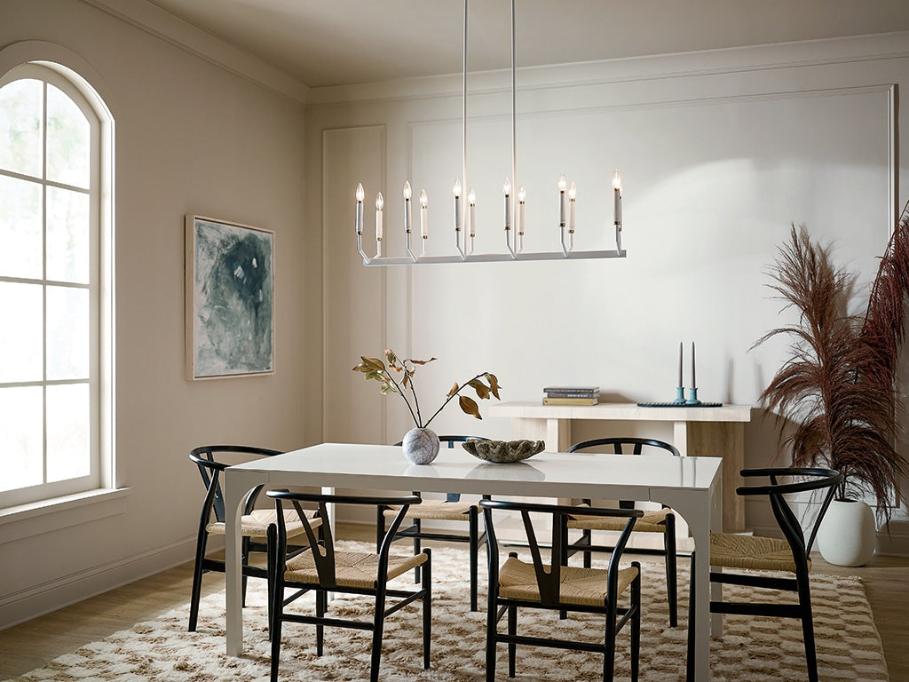 Kichler Armand 12-Light White Modern/Contemporary Chandelier