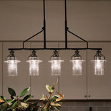Kichler Everett 5-Light Black Industrial Chandelier