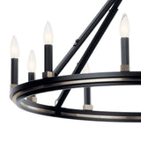 Kichler Emmala 10-Light Black Vintage Chandelier