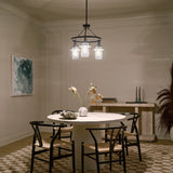 Kichler Everett 3-Light Black Industrial Chandelier