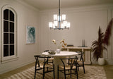 Kichler Shailene 9-Light Black Transitional Chandelier