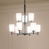 Kichler Shailene 9-Light Black Transitional Chandelier