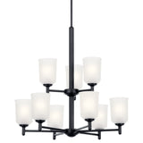 Kichler Shailene 9-Light Black Transitional Chandelier
