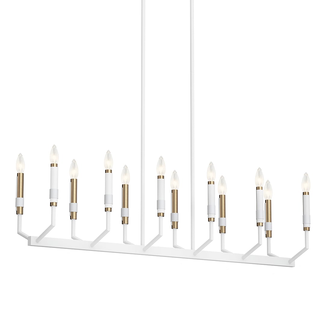 Kichler Armand 12-Light White Modern/Contemporary Chandelier