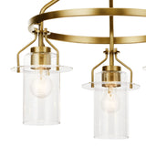 Kichler Everett 3-Light Gold Industrial Chandelier