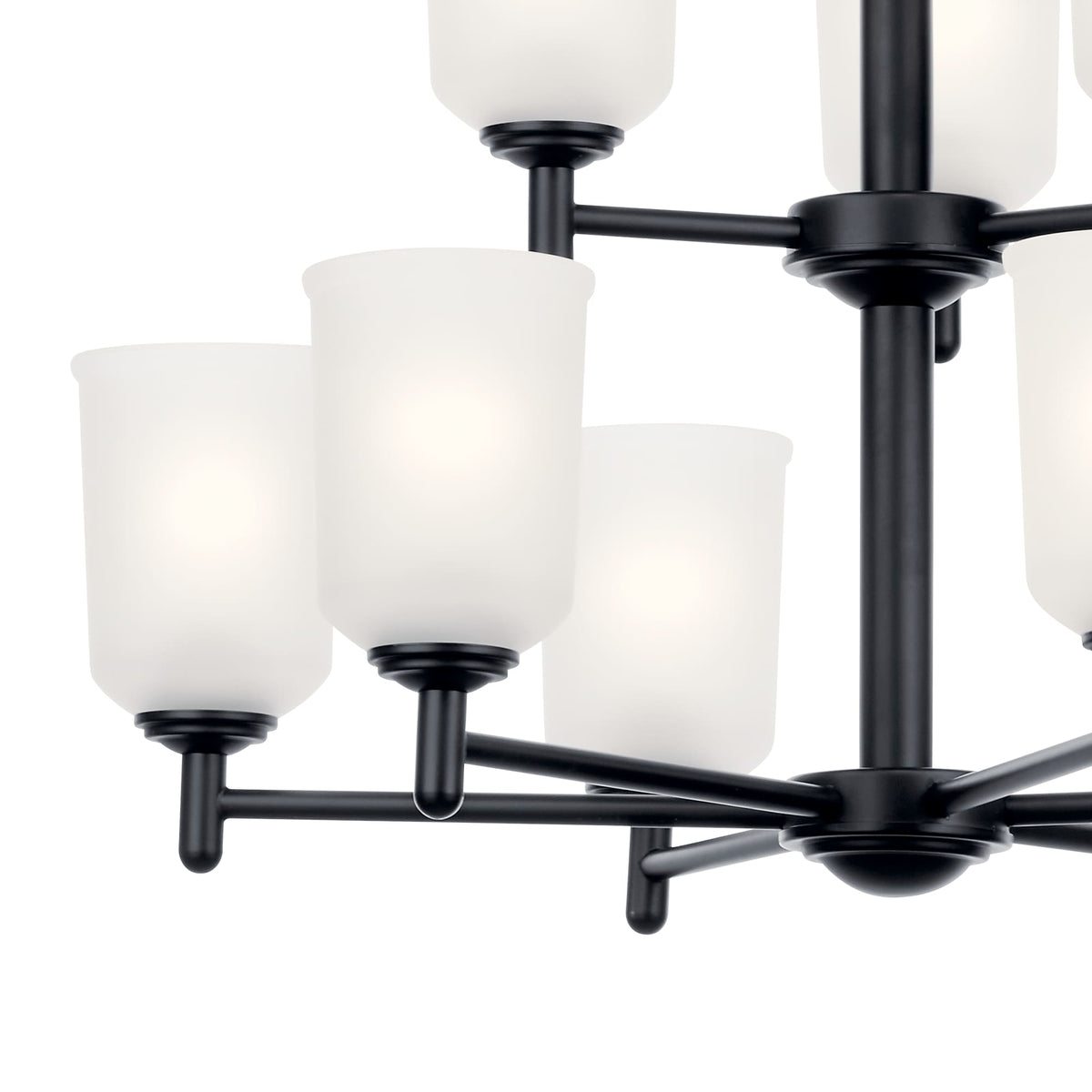 Kichler Shailene 9-Light Black Transitional Chandelier