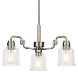 Kichler Aivian 3-Light Brushed Nickel Vintage Chandelier