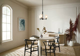 Kichler Shailene 3-Light Black Transitional Chandelier