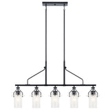 Kichler Everett 5-Light Black Industrial Chandelier