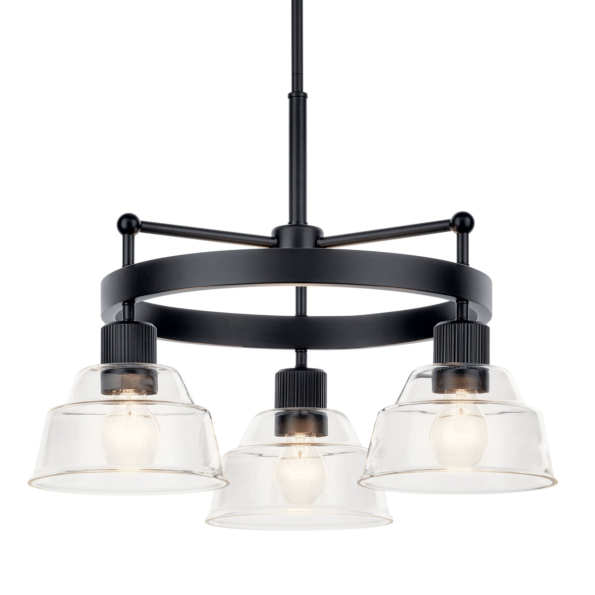 Kichler Eastmont 3-Light Black Vintage Chandelier