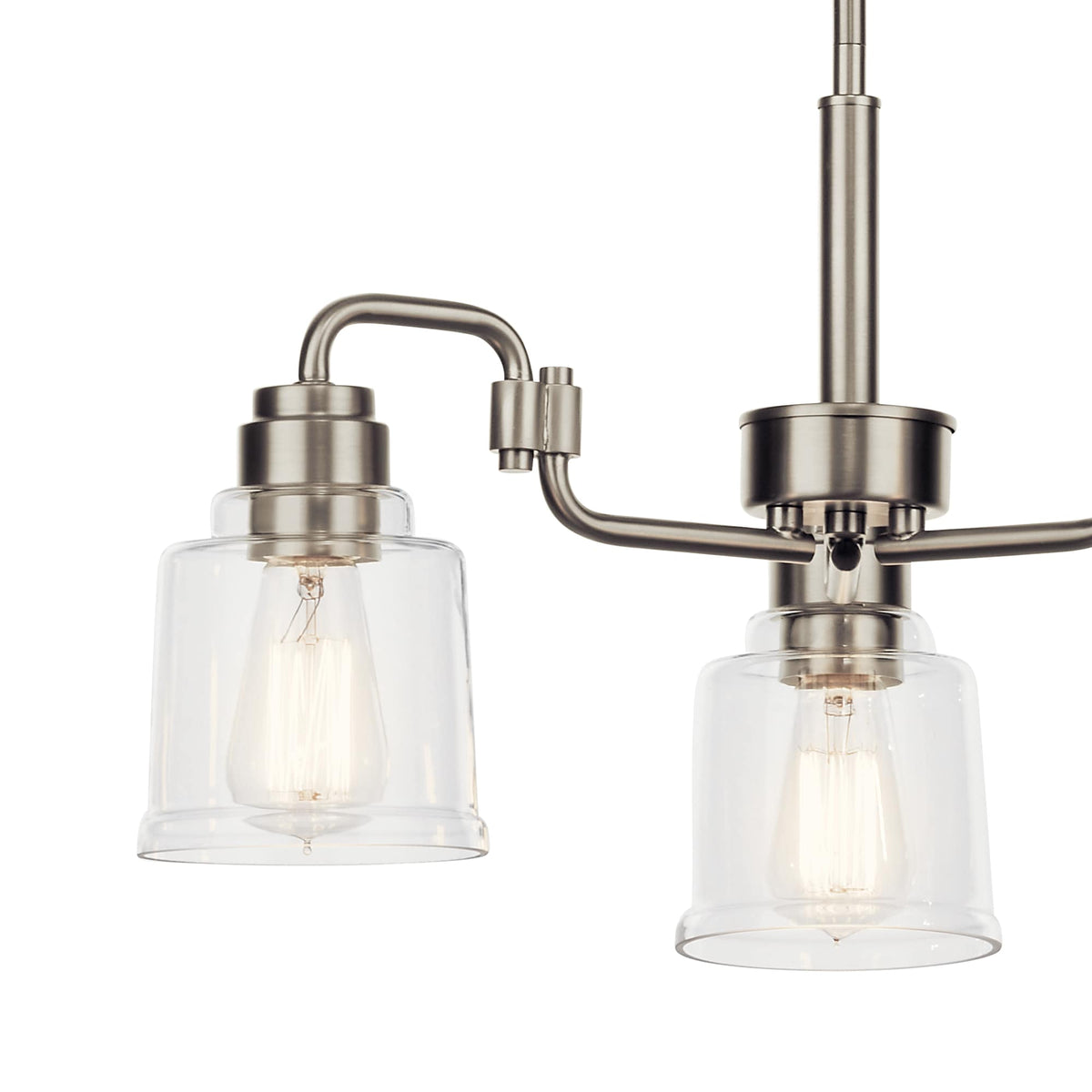 Kichler Aivian 3-Light Brushed Nickel Vintage Chandelier