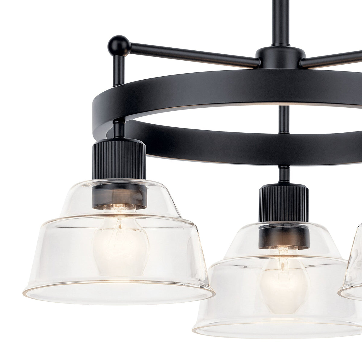 Kichler Eastmont 3-Light Black Vintage Chandelier