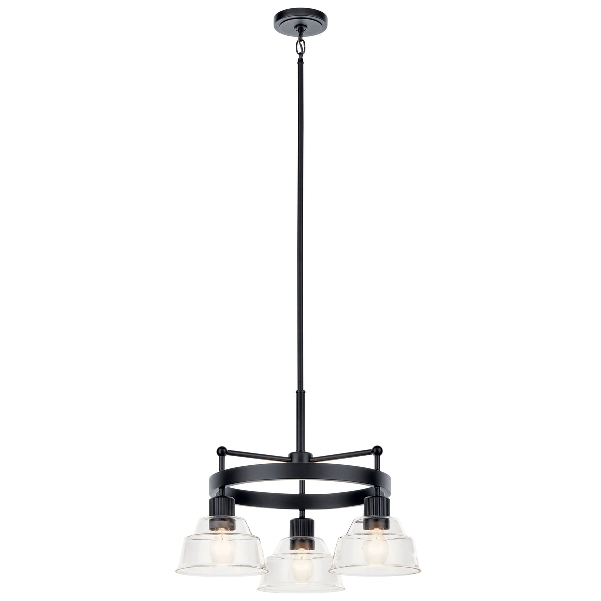 Kichler Eastmont 3-Light Black Vintage Chandelier