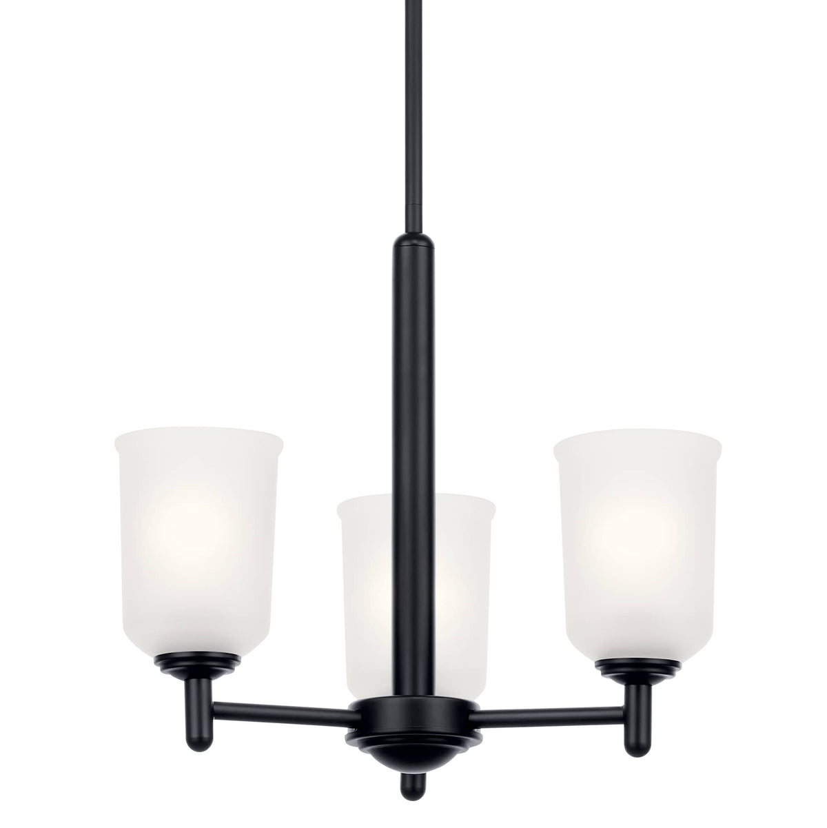 Kichler Shailene 3-Light Black Transitional Chandelier