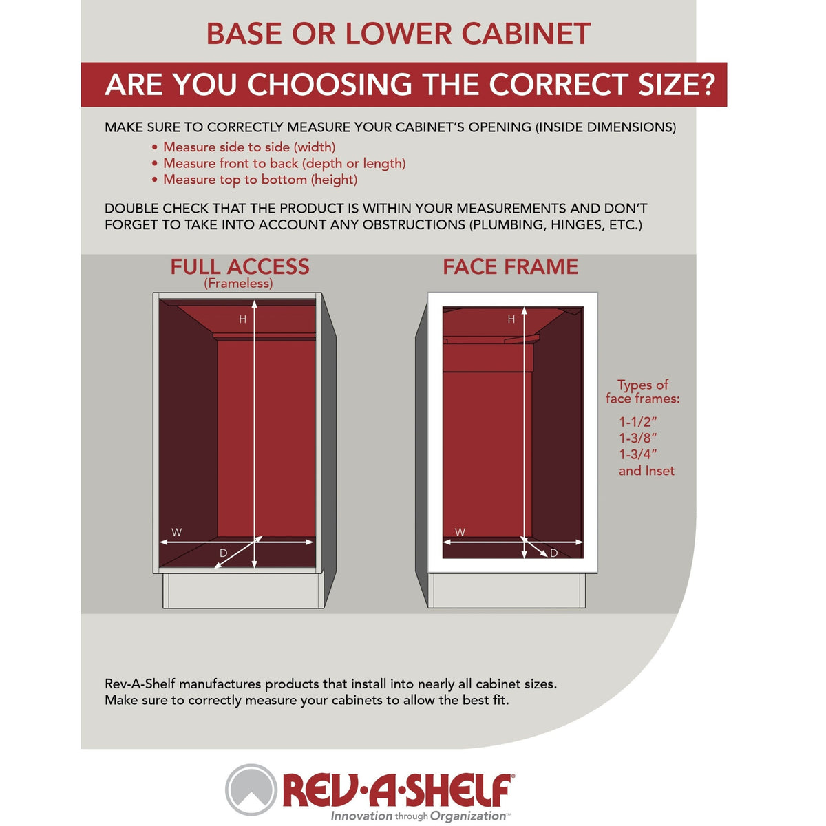 Rev-A-Shelf 8-Quart Plastic Soft-Close Pull-Out Trash Can, 2-Bin