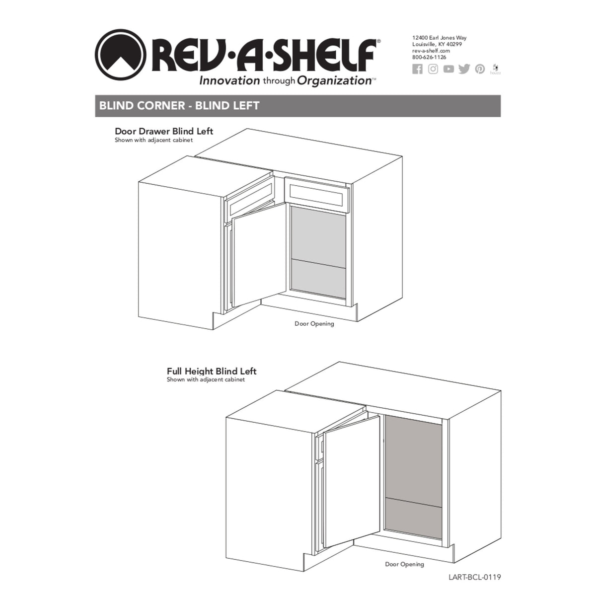 Rev-A-Shelf 26.25-in W x 24-in H 3-Tier Pull-Out Metal Soft Close Baskets & Cabinet Organizer