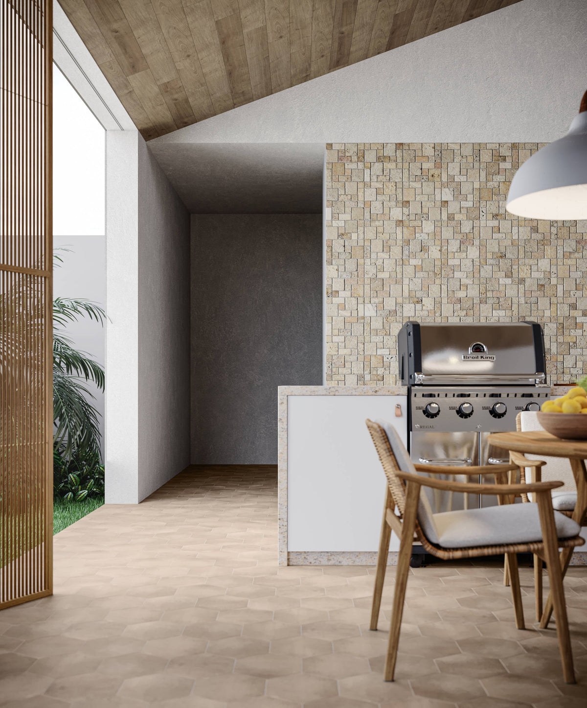 Satori Scabos 12-in x 12-in Tumbled Natural Stone Brick Look Mosaic Floor and Wall Tile (1-sq. ft/ Piece)