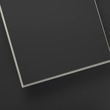 Lucida USA (Sample) MonoCore Licorice Black Solid 22-mil Interlocking Luxury Vinyl Plank