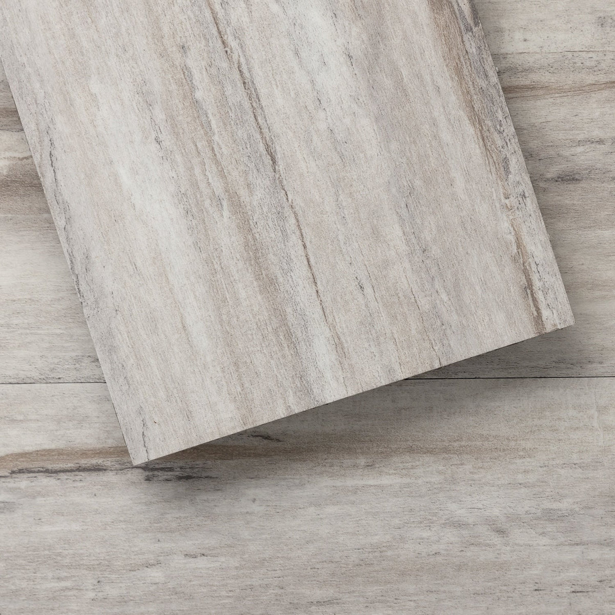Lucida USA (Sample) BaseCore Winter Gray Wood Look 12-mil Peel and Stick Luxury Vinyl Plank